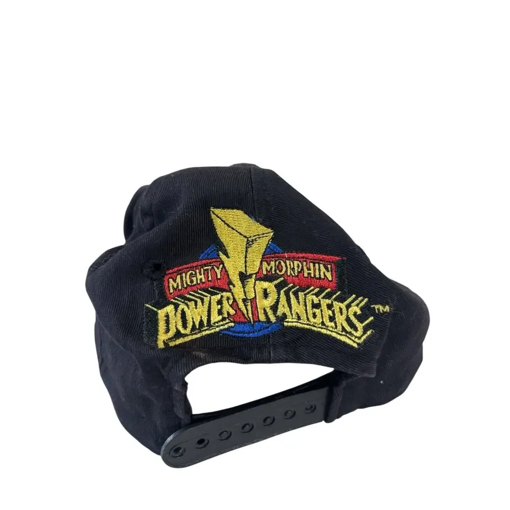 1994 Saban Power Rangers Red Ranger Jason Youth Snap Back Hat Black